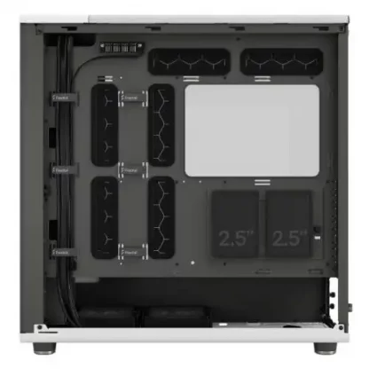 Fractal Design North XL Chalk White (TG Clear) Case w/ Clear Glass Window, E-ATX, 3 PWM Fans, USB-C, Oak Front - Image 15